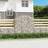 vidaXL Gabion Bågformad 150x50x140 cm Galvaniserat Järn
