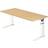 Hammerbacher mcbuero.de C-Fuß 180x80cm Ahorn/Weiß Schreibtisch