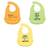 Hudson Baby Unisex Baby Silicone Bibs, Yellow Hangry, One Size