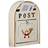 Relaxdays Antique Mailbox 30 x 20 x 8 cm Beige