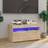 vidaXL LED-lys sonoma-eg TV-bord