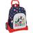 School Rucksack with Wheels Mickey Mouse Clubhouse Only one Navy Blue 33 x 42 x 14 cm