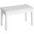 Homcom PU Leather Piano Bench with Storage Makeup Dressing Stool White