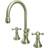 Kingston Brass KS2988KX 8 in Widespread Bathroom Faucet Brushed Nick Nickel, Grey, Brass