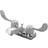 Kingston Brass KB191B 4 in Centerset Bathroom Faucet Polished Chrome Polished Chrome