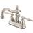 Kingston Brass KS1608NL 4 in Centerset Bathroom Faucet Grey, Nickel