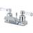 Kingston Brass FB201DPL 4 in Centerset Bathroom Faucet Polished Chrome