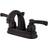 Kingston Brass KB5615FL 4 in Centerset Bathroom Faucet Brown