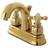 Kingston Brass KB5612AX 4 in Centerset Bathroom Faucet Polished Brass