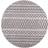 vidaXL Rug Washable White, Black cm