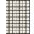 Layered Layered Avenue Checked Ullmatta Svart, Vit cm