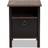 Baxton Studio Vaughan Brown/Black Bedside Table 39.9x39.9cm