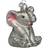 Old World Christmas Little Elephant Glass Blown Christmas Tree Ornament