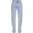 PrettyLittleThing Petite Dip Waist Split Hem Denim Jeans - Blue