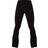 PrettyLittleThing Rib High Waist Seam Detail Flared Trousers - Black