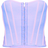 PrettyLittleThing Bandage Hook & Eye Structured Corset - Lilac