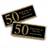 Adult 50th Birthday Gold Candy Bar Wrappers Birthday Party Favors 24 Ct Gold