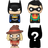 Funko Batman Funko Bitty Pop! Dc Super Heroes: Robin & Scarecrow 4-Pack