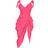 PrettyLittleThing Underwire Detail Draped Midi Dress - Hot Pink