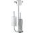 Wenko Toiletbørste Och Holder Krom Rustfrit Stål 230 mm 200 mm 635 mm