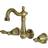 Kingston Brass KS1223AL 8-Inch Center Wall Mount Bathroom Faucet