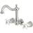 Kingston Brass KS1251PX Heritage Faucet, 6-3/8" Nickel, Grey