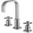 Kingston Brass FSC8968DX 8 in. Widespread Bathroom Faucet, Brushed Nickel Níquel Cepillado