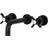 Kingston Brass KS8120ZX Millennium 2-Handle Mount Matt Black