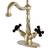 Kingston Brass KS1492PKX Duchess 2-Handle Vessel Sink Faucet Polished Polished Brass