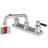 Kingston Brass FB2138DKL 8-Inch Centerset Kitchen Faucet Níquel, Gris