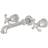 Kingston Brass KS7121TX Wall Mount Bathroom Faucet Polished Chrome Polished Chrome