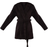 PrettyLittleThing Fluffy Dressing Gown - Black