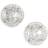 Kate Spade That Sparkle Pavé Round Large Studs - Silver/Transparent