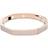 Swarovski Dextera Rose Gold-Tone Plated White Octagon Bangle