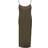 PrettyLittleThing Shape Jersey Strappy Maxi Dress - Olive Khaki