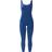 PrettyLittleThing Structured Contour Ribbed Scoop Neck Jumpsuit - Navy