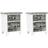 vidaXL Nightstand Sengebord 2stk