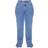 PrettyLittleThing Split Hem Jeans Plus Size - Vintage Wash