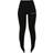 PrettyLittleThing Crinkle Rib Split Hem Leggings - Black