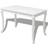 vidaXL 243383 High Gloss White Dining Table 66x116cm