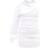 PrettyLittleThing One Sleeve Ruched Woven Bodycon Dress - White