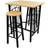 vidaXL Breakfast Bordsgrupp 55.1x28.5cm 3st