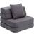 by KlipKlap 3-Fold Sofa Single Blue Grey/Grey