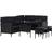 Venture Design Knock Corner Sofa Loungeset, Bord inkl. 2 Stolar
