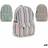 Pincello Skolryggsäck Ränder Multicolour 13 x 45 x 31 cm 12 antal