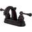 Kingston Brass KB5615BL 4 in Centerset Bathroom Faucet Oil Rubbed Bronze Bronze, Brown