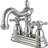 Kingston Brass KS1608BEX 4 in Centerset Bathroom Faucet Brushed Nickel