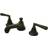 Kingston Brass KS4465HL 8 in Widespread Bathroom Faucet Bronze, Brown