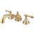 Kingston Brass KS553.AL Vintage Deck Roman Tub Polished Brass