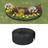 vidaXL Garden Edgings 5 Black